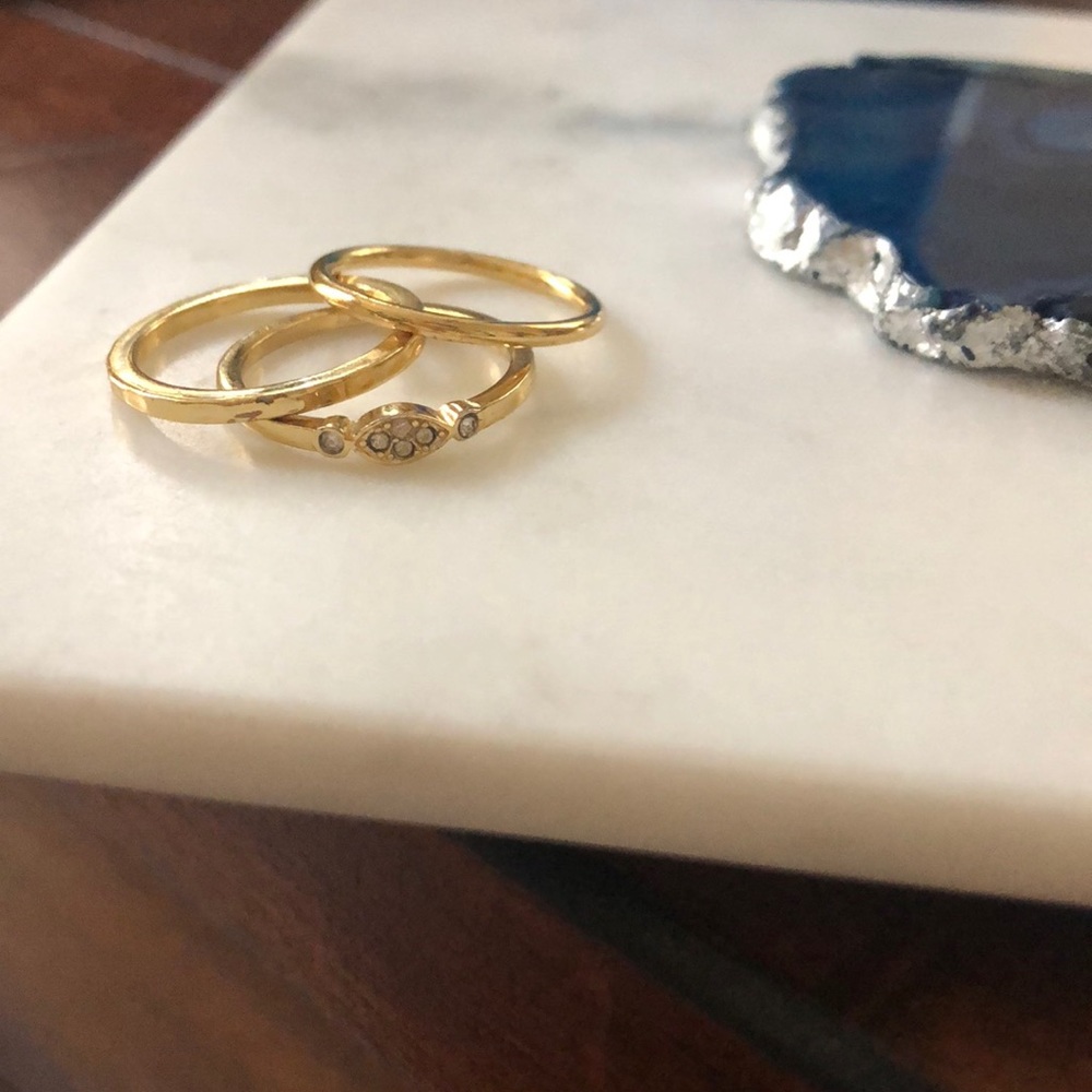 J. Crew Ring Set